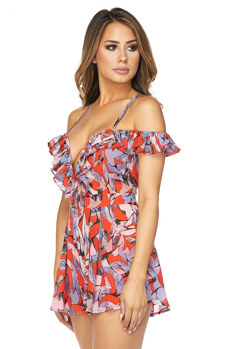 Bahama mama orange romper