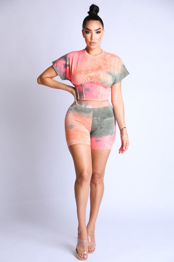 Corset Tye Dye set