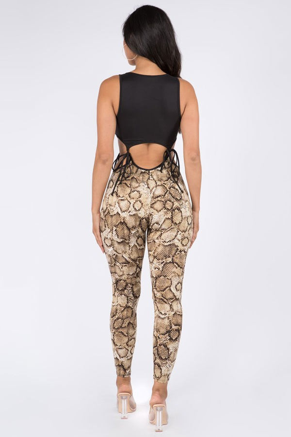 Snake em Jumpsuit