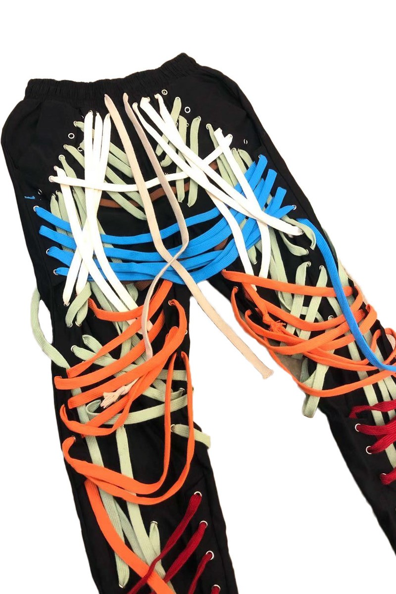 String me along pants