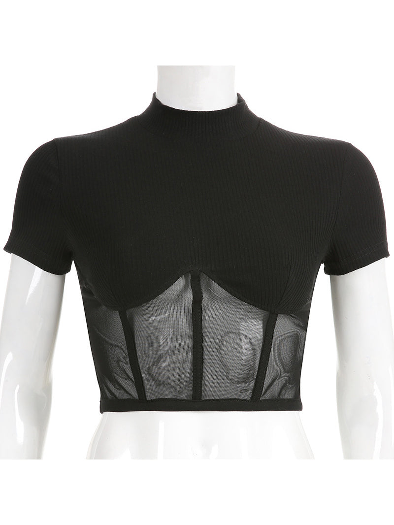 Black croptop