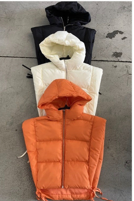 Cream Puffer Hoodie
