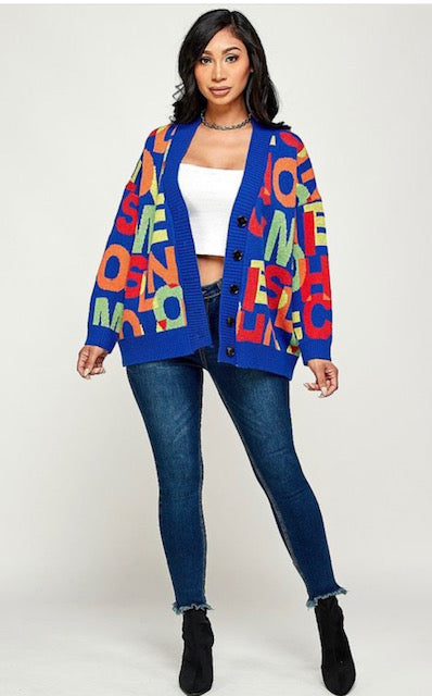 Cardigan Oversized Sweater