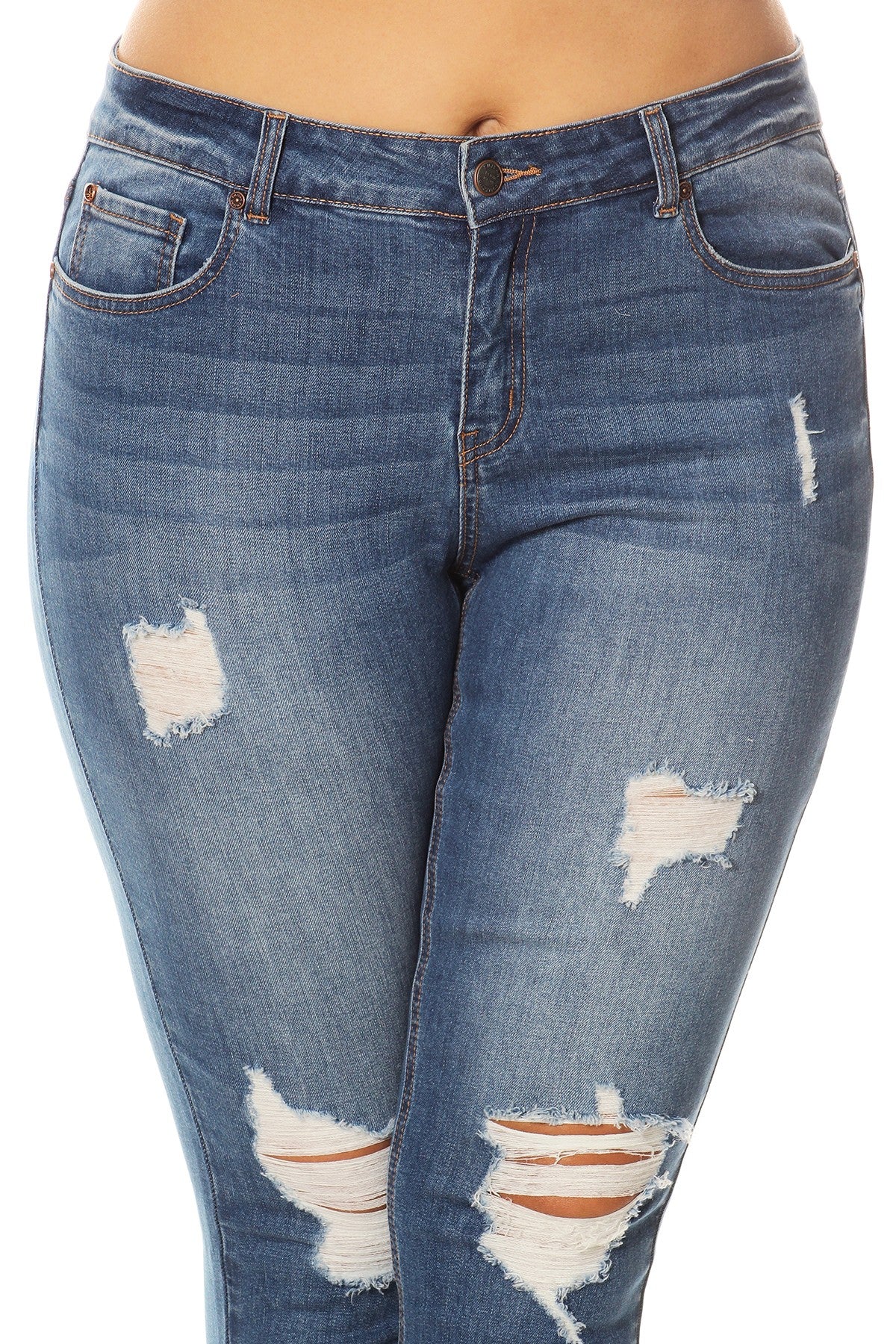 Distressed Jeans