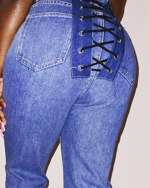 Lace Jeans